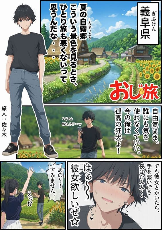 【【義阜編】おじさん、私を旅に連れてって】竿役が種付けおじさんじゃないとヌケないんだが-ストーリー開始
