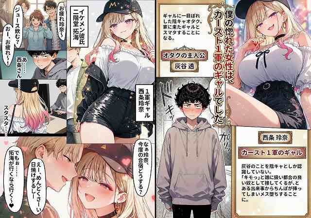 【「挿れたら絶対許さないから」って言ってたカースト1軍ギャルのマ○コに、陰キャオタクがうっかり毎回超特濃種付けする話】零の旅人@巨乳のギャルとオタクの男性 ギャルに一目ぼれした陰キャオタク