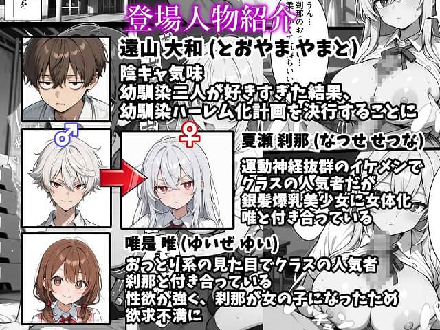 【幼馴染をTSさせたので彼女共々堕とす話】かにたま堂@ の全ページを見たくなる厳選試し読み (No.7)