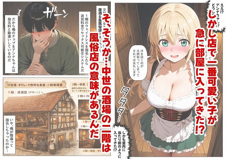 中世ヨーロッパに俺が転移したら、エロすぎた史実の話 その1-制服＆アニメ-大好き商店-byハマダ殿下-hitomi-4